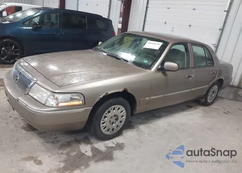 2003 Mercury Grand Marquis Gs z USA, uszkodzony, nr VIN 2MEFM74WX3X700411